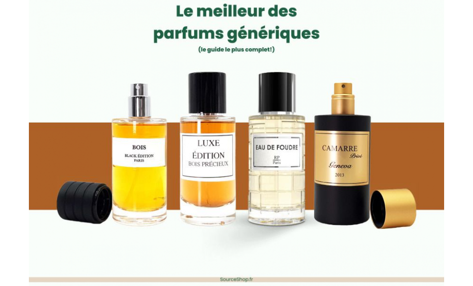 Le guide complet des parfums génériques : marques, différences, correspondances...